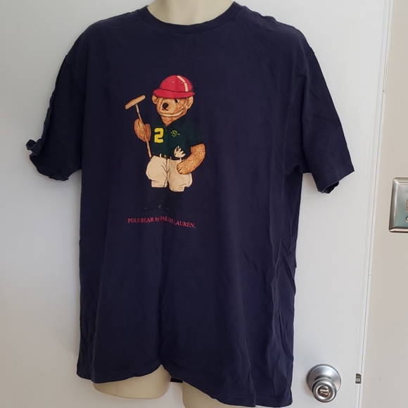 Vintage Polo Bear by Ralph Lauren Shirt Size M USA Made